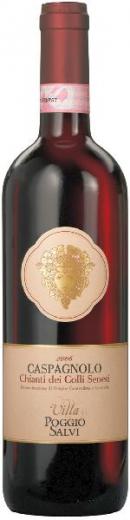 Villa Poggio Salvi Caspagnolo Chianti Colli Senesi DOCG Jg. 2021 Cuvee aus 90 Proz. Sangiovese, 10 Proz. Merlot