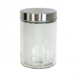 Angebot für Vorratsdose M - Glas mit Edelstahldeckel - 1,25 Liter - D: 11cm -  ...  , 1 ct, Bereich Koch-Zubehör>Aufbewahrung>Lebensmittelbehälter, 2 Werktage -  jetzt kaufen.