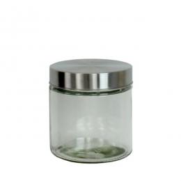 Vorratsdose S - Vorratsglas mit Edelstahldeckel - 0,85 Liter - D: 1...