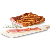 Wammerl roh, geräuchert undgeschnitten