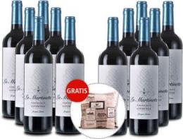 Weinpaket Jacques Lurton La Martinette Bordeaux Supérieur AOC 2015 + Dekokissen gratis
